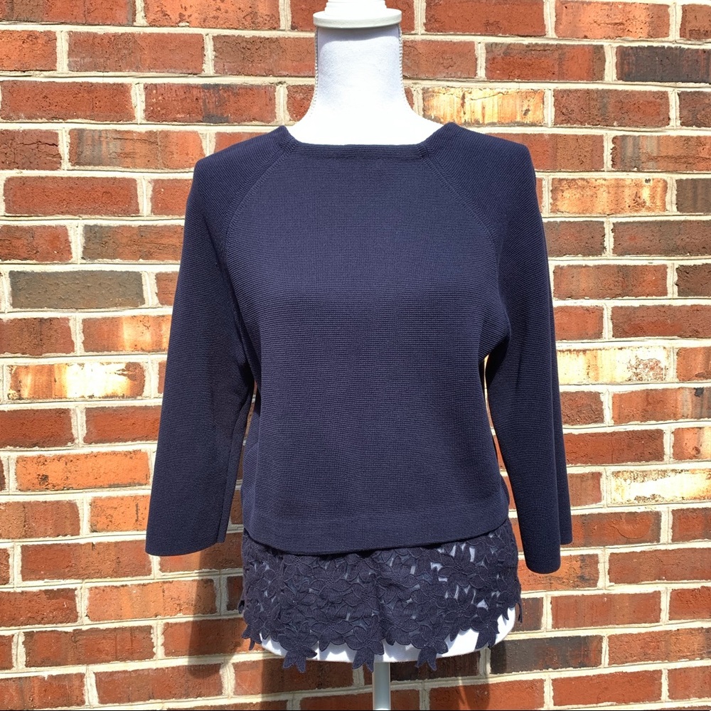 〰️J Crew〰️ Navy Top